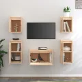Meubles TV 5 pcs Bois massif de pin