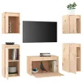 Meubles TV 5 pcs Bois massif de pin