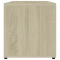 Meuble TV Chêne sonoma 80x34x36 cm Aggloméré