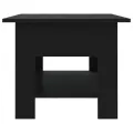 Table basse Noir 102x55x42 cm Aggloméré