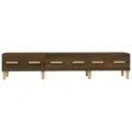 Meuble TV Chêne marron 150x34,5x30 cm Bois d'ingénierie