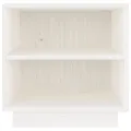Table de chevet Blanc 40x34x40 cm Bois de pin solide