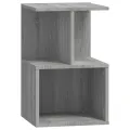 Table de chevet Sonoma gris 35x35x55 cm Bois d'ingénierie