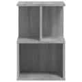 Table de chevet Sonoma gris 35x35x55 cm Bois d'ingénierie