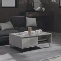 Table basse Gris béton 90x60x35 cm Aggloméré