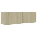 Ensemble de meuble TV 8 pcs Chêne sonoma Aggloméré