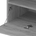 Meubles TV avec lumières LED 2 pcs Sonoma gris 75x35x40 cm