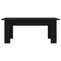 Table basse Noir 100 x 60 x 42 cm Aggloméré