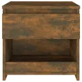 Tables de chevet 2 pcs Chêne fumé 40x30x39 cm Bois d'ingénierie