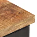 Table de chevet 40x30x52 cm Bois de manguier brut