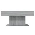 Table basse Sonoma gris 96x50x45 cm Bois d'ingénierie