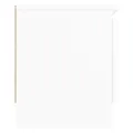 Meuble TV avec porte Blanc 102x30x36 cm