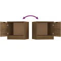 Tables de chevet 2 pcs Chêne marron 40x39x40 cm