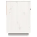 Meuble TV Blanc 90x40x60 cm Bois de pin massif