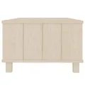 Table basse HAMAR Marron miel 100x55x35 cm Bois massif de pin