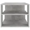 Table basse Gris béton 100x50x40 cm Aggloméré