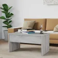 Table basse Sonoma gris 80x50,5x41,5 cm Bois d'ingénierie