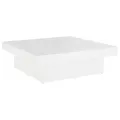 Table basse Blanc 90x90x28 cm Aggloméré