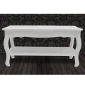 Table basse 2 couches MDF Blanc