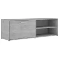 Meuble TV Gris béton 120x34x37 cm Aggloméré
