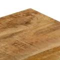Table basse 100x50x35 cm Bois de manguier solide et acier