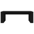 Table basse noir 102x50x35 cm bois d'ingénierie