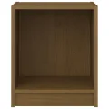 Tables de chevet 2 pcs Marron miel 35,5x33,5x41,5 cm Pin massif