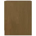 Tables de chevet 2 pcs Marron miel 35,5x33,5x41,5 cm Pin massif