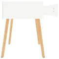 Tables de chevet 2 pcs Blanc 40x40x56 cm Aggloméré