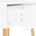 Tables de chevet 2 pcs Blanc 40x40x56 cm Aggloméré