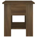 Table basse Chêne marron 40x40x42 cm Bois d'ingénierie