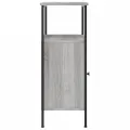 Tables de chevet 2 pcs sonoma gris 41x31x80cm bois d'ingénierie
