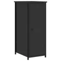 Tables de chevet 2 pcs noir 32x42x80 cm bois d’ingénierie