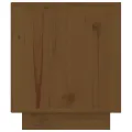 Table de chevet Marron miel 40x34x40 cm Bois de pin solide
