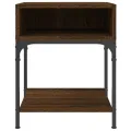 Tables de chevet 2 pcs chêne marron 40x41x50 cm bois ingénierie