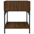 Tables de chevet 2 pcs chêne marron 40x41x50 cm bois ingénierie