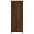 Tables de chevet 2pcs chêne marron 32x42x80cm bois d'ingénierie