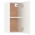 Meubles TV 2 pcs Blanc 30,5x30x60 cm Aggloméré