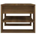 Table basse Chêne marron 55,5x55x45 cm Bois d'ingénierie