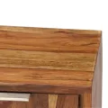 Meuble TV Bois de Sesham massif avec finition miel 118x30x40 cm