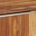 Meuble TV Bois de Sesham massif avec finition miel 118x30x40 cm
