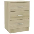 Tables de chevet 2 pcs Chêne Sonoma 38 x 35 x 56 cm Aggloméré
