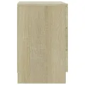 Tables de chevet 2 pcs Chêne Sonoma 38 x 35 x 56 cm Aggloméré