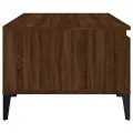 Table basse Chêne marron 90x50x36,5 cm Bois d'ingénierie