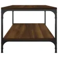 Table basse Chêne marron 80x50x40 cm Bois d'ingénierie