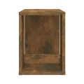 Meuble TV Chêne fumé 60x24x32 cm Bois d'ingénierie