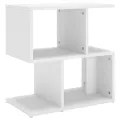 Table de chevet Blanc 50x30x51,5 cm Aggloméré