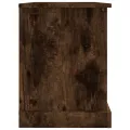 Meuble TV chêne fumé 73x35,5x47,5 cm bois d'ingénierie
