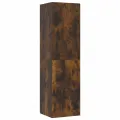 Meubles TV muraux 2 pcs Chêne fumé 30,5x30x110 cm