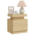 Table de chevet Chêne sonoma 45x35x52 cm Aggloméré